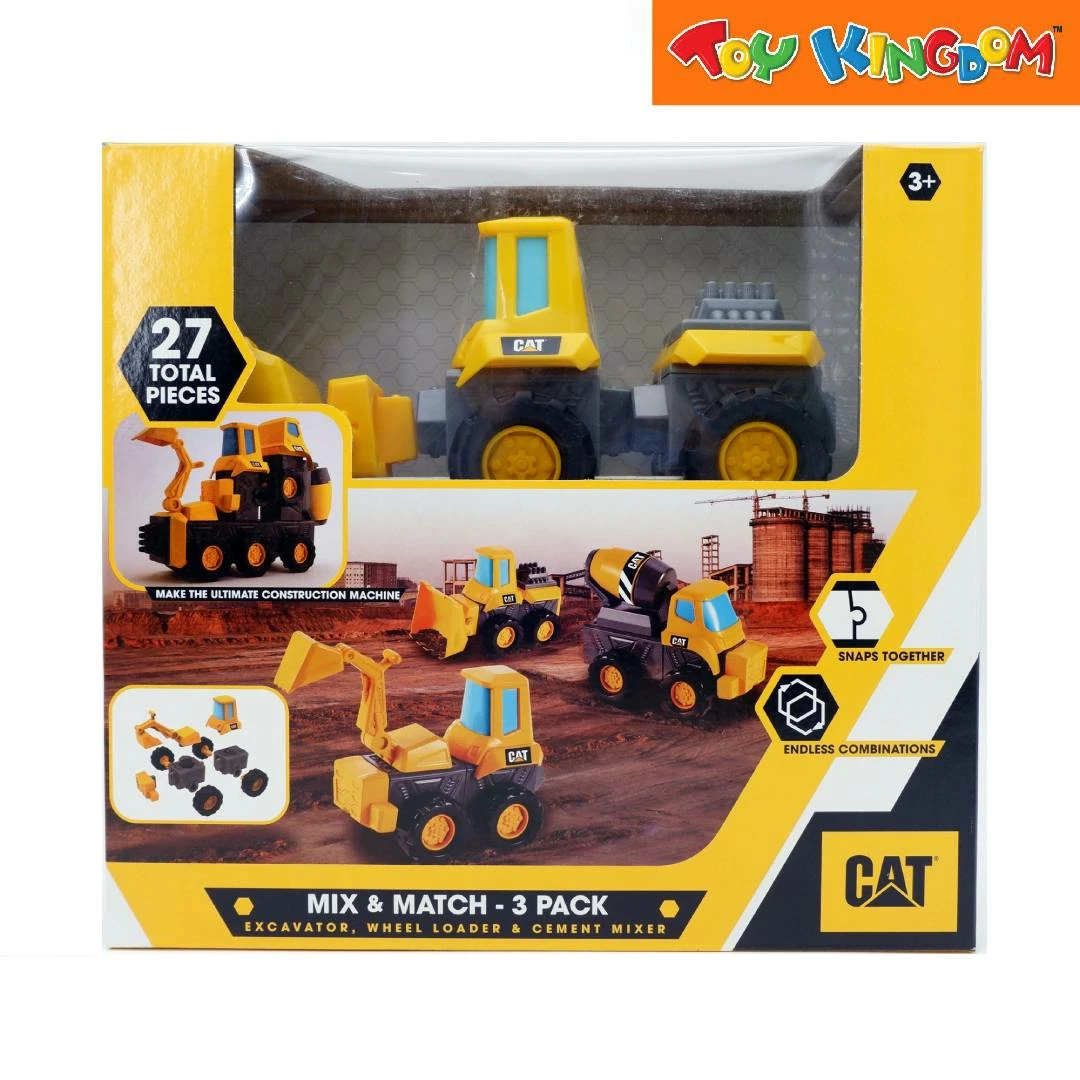 CAT Mix And Match Fleet 3 Packs Vehicles 1 CAT Mix And Match Fleet 3 Packs Vehicles
