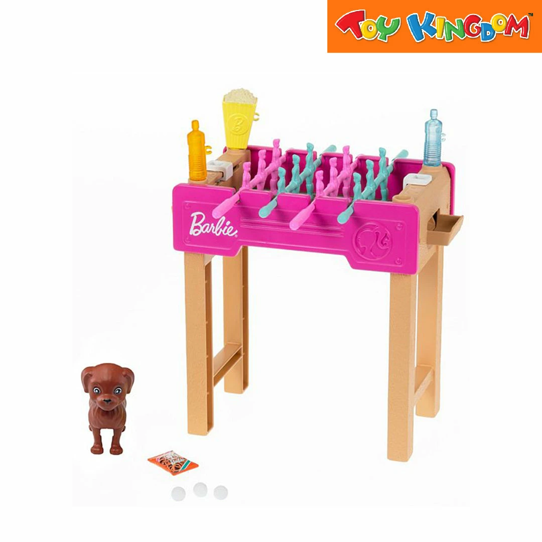 Barbie Mini Playset With Themed Accessories And Pet Game Night Theme Playset 2 Barbie Mini Playset With Themed Accessories And Pet Game Night Theme Playset - Image 2