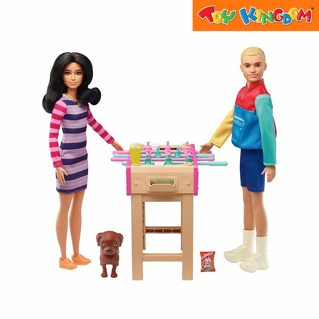 Barbie Mini Playset With Themed Accessories And Pet Game Night Theme Playset 4 Barbie Mini Playset With Themed Accessories And Pet Game Night Theme Playset - Image 4