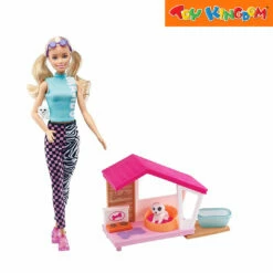 Barbie Mini Playset With Themed Accessories And Pet Dog House Theme Playset -Toy Haven Shop 39018515 GRG78 DOG HOUSE 4