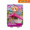 Barbie Mini Playset With Themed Accessories And Pet Dog House Theme Playset