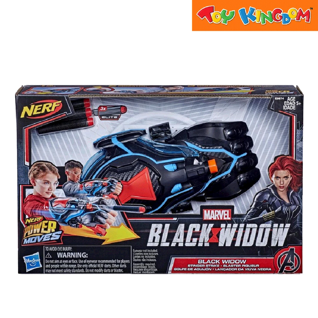Nerf Marvel Avengers Power Moves Black Widow Dart-Launching 1 Nerf Marvel Avengers Power Moves Black Widow Dart-Launching