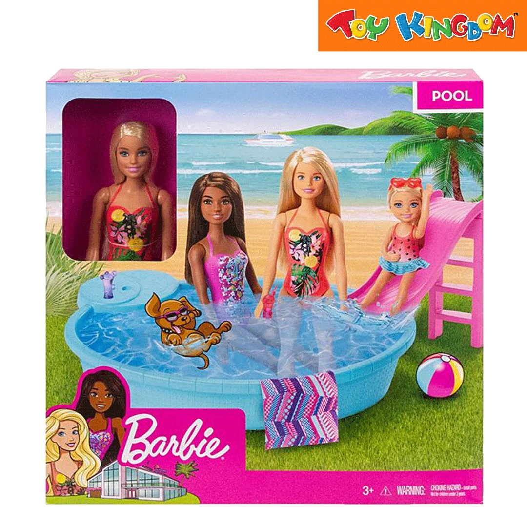 Barbie Pool Party Doll Playset 1 Barbie Pool Party Doll Playset