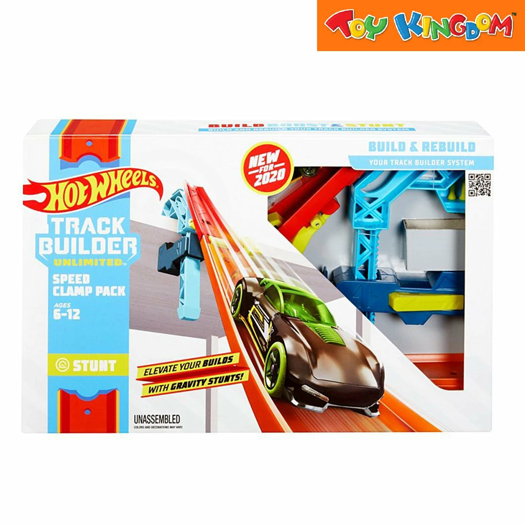 Hot Wheels Track Builder Unlimited Speed Clamp Pack Playset 1 Hot Wheels Track Builder Unlimited Speed Clamp Pack Playset