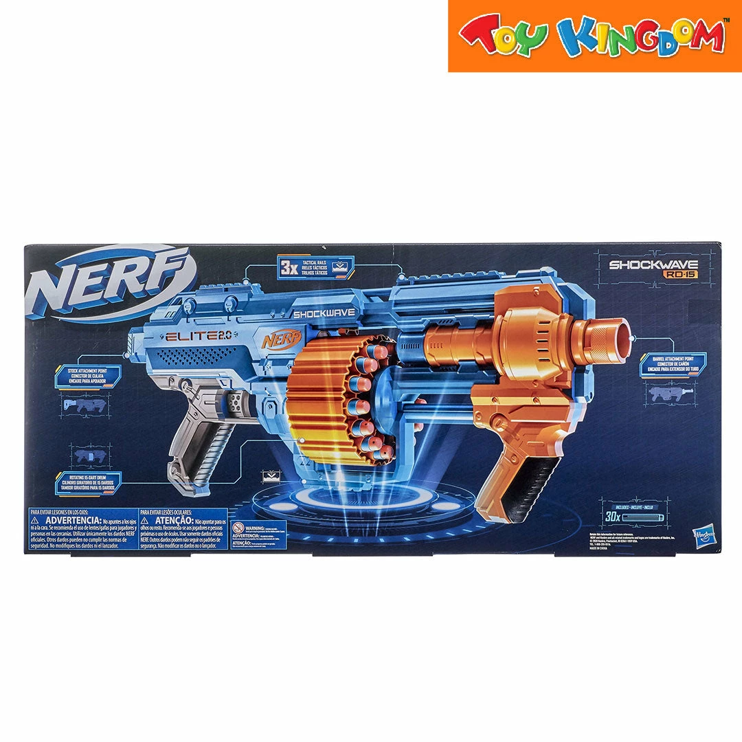 Nerf Shockwave Elite 2.0 Blaster 3 Nerf Shockwave Elite 2.0 Blaster - Image 3
