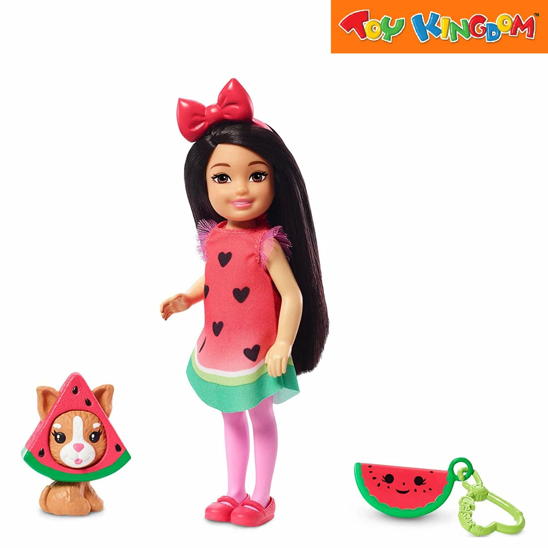 Barbie Club Chelsea Watermelon Costume Dress-Up Doll 2 Barbie Club Chelsea Watermelon Costume Dress-Up Doll - Image 2
