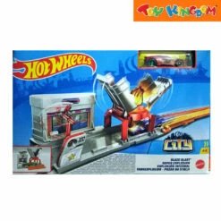 Hot Wheels Fold Out City Blaze Blast Playset -Toy Haven Shop 39067162 FJN36 Blaze Blast