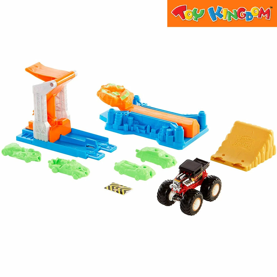 Hot Wheels Monster Truck Ecl Carsplosion Playset 2 Hot Wheels Monster Truck Ecl Carsplosion Playset - Image 2