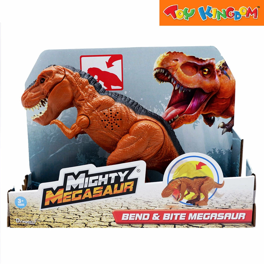 Dragon-i Bend And Bite Mighty Megasaur Brown Mid Size Dinosaur 1 Dragon-i Bend And Bite Mighty Megasaur Brown Mid Size Dinosaur