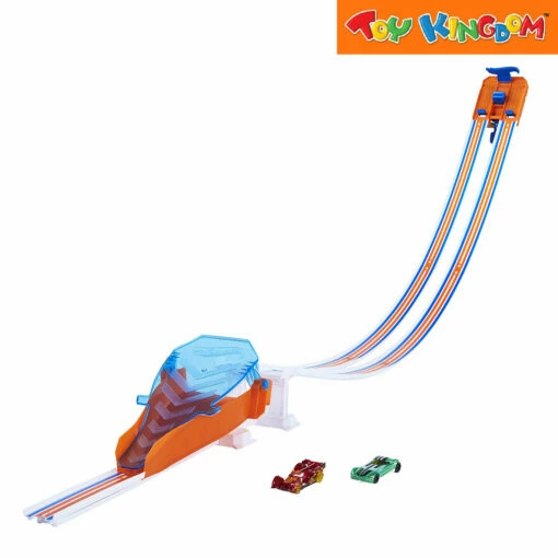 Hot Wheels Flying Custom Race And Jump Track Set -Toy Haven Shop 39070984 1