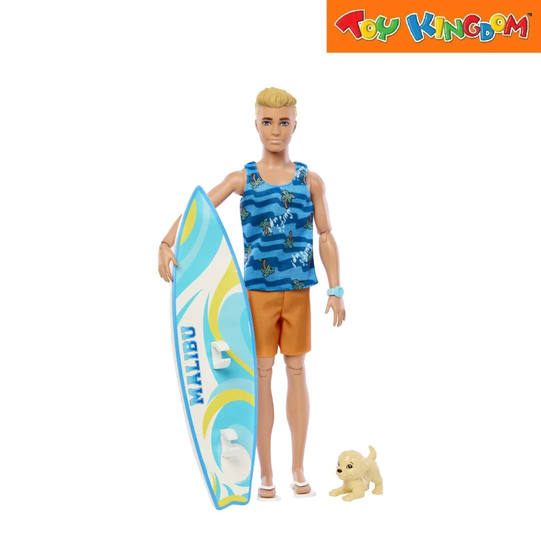 Barbie Ken Doll With Surfboard 2 Barbie Ken Doll With Surfboard - Image 2