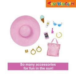 Barbie Blonde Doll With Swimsuit And Beach-Themed Accessories 9 Barbie Blonde Doll With Swimsuit And Beach-Themed Accessories -Toy Haven Shop 390959273BBIHPL73 RGI 5