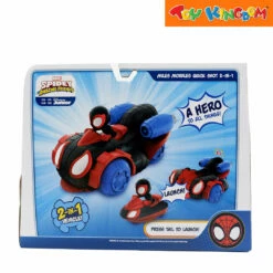 Disney Jr. Marvel Spidey And His Amazing Friends Miles Morales Quick Shot 2-in-1 Vehicle 5 Disney Jr. Marvel Spidey And His Amazing Friends Miles Morales Quick Shot 2-in-1 Vehicle -Toy Haven Shop 6072eca0a6f3c4efbff93963ad9a8646
