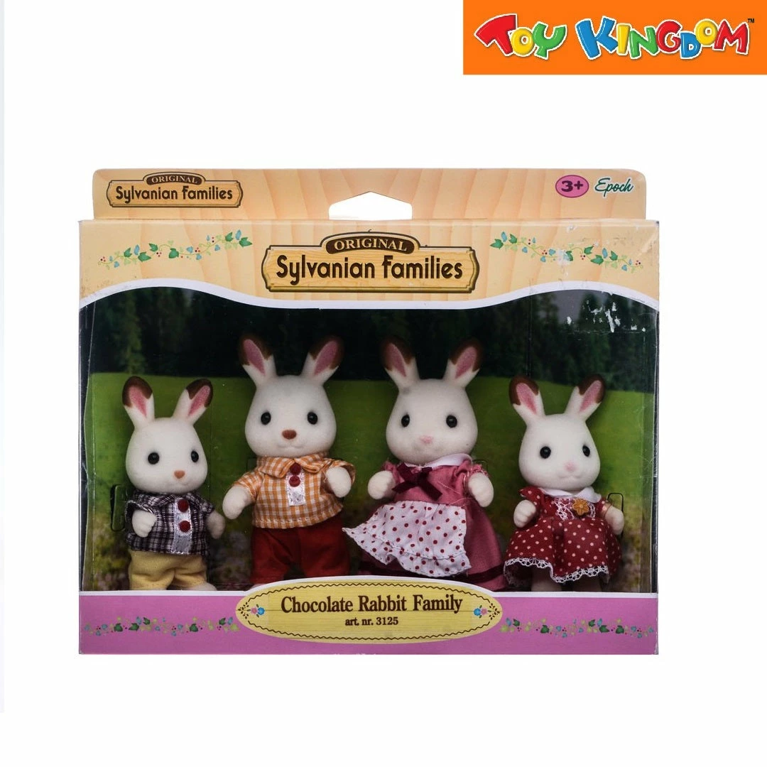 Epoch Sylvanian Families Chocolate Rabbit Family Dolls 1 Epoch Sylvanian Families Chocolate Rabbit Family Dolls
