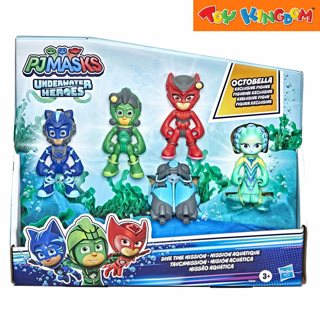 PJ Masks 4 Pack Underwater Heroes Dive Time Mission 1 PJ Masks 4 Pack Underwater Heroes Dive Time Mission