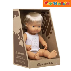 Miniland Caucasian Girl With Hearing Aid 38 Cm Baby Doll