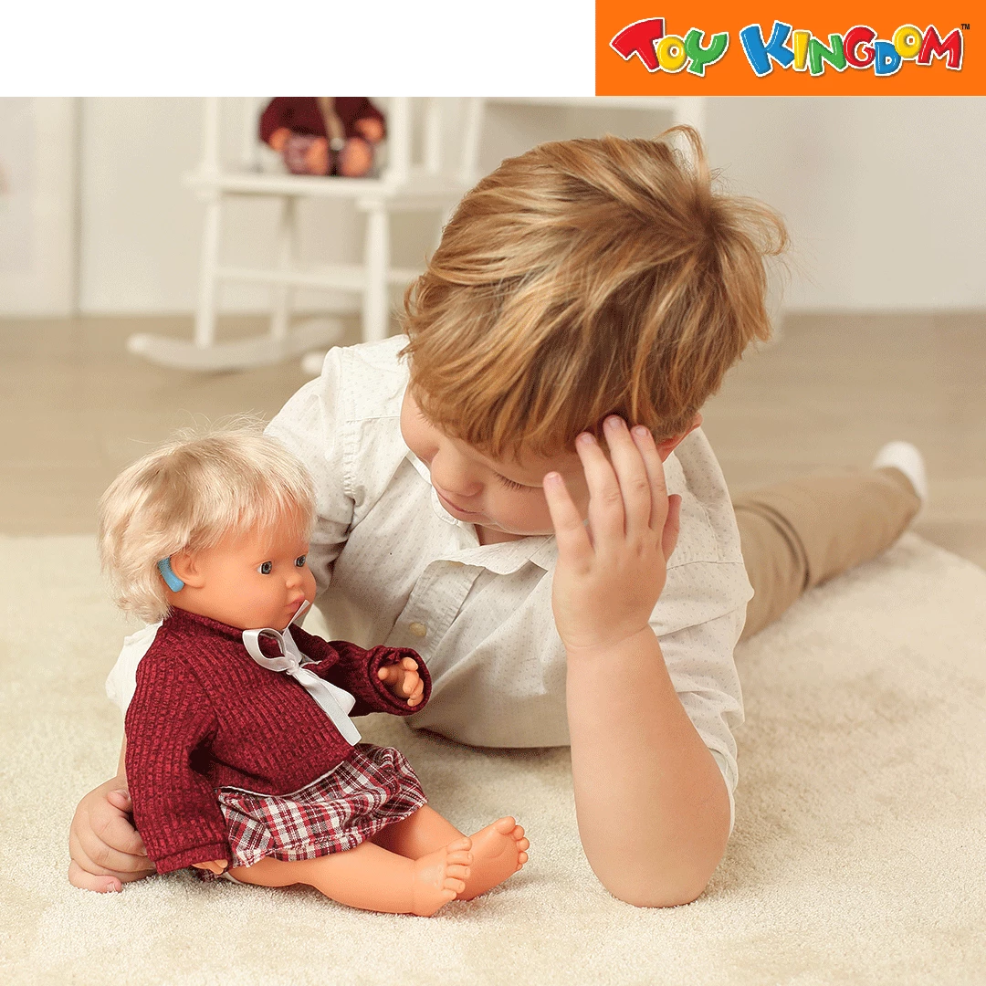 Miniland Caucasian Girl With Hearing Aid 38 Cm Baby Doll 4 Miniland Caucasian Girl With Hearing Aid 38 Cm Baby Doll - Image 4