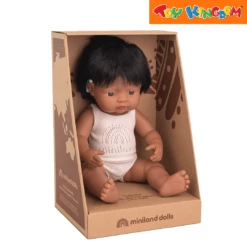 Miniland Hispanic Boy With Hearing Aid 38 Cm Baby Doll