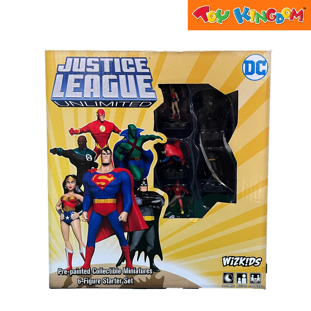 Wizkids DC Justice League Heroclix Unlimited Startert Set Miniature Figure Set 1 Wizkids DC Justice League Heroclix Unlimited Startert Set Miniature Figure Set