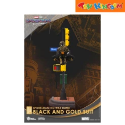 Marvel Spider-Man Beast Kingdom D-Stage 102 No Way Home Black & Gold Suit Figure