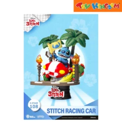 Disney Beast Kingdom D-Stage 108 Stitch Racing Car Figure -Toy Haven Shop TK 10289381 S4F 3