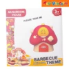 Mushroom House Barbeque Theme Playset