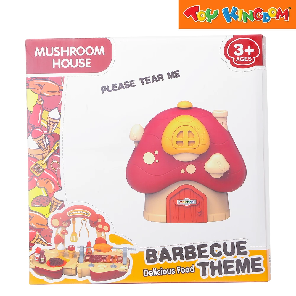 Mushroom House Barbeque Theme Playset 1 Mushroom House Barbeque Theme Playset