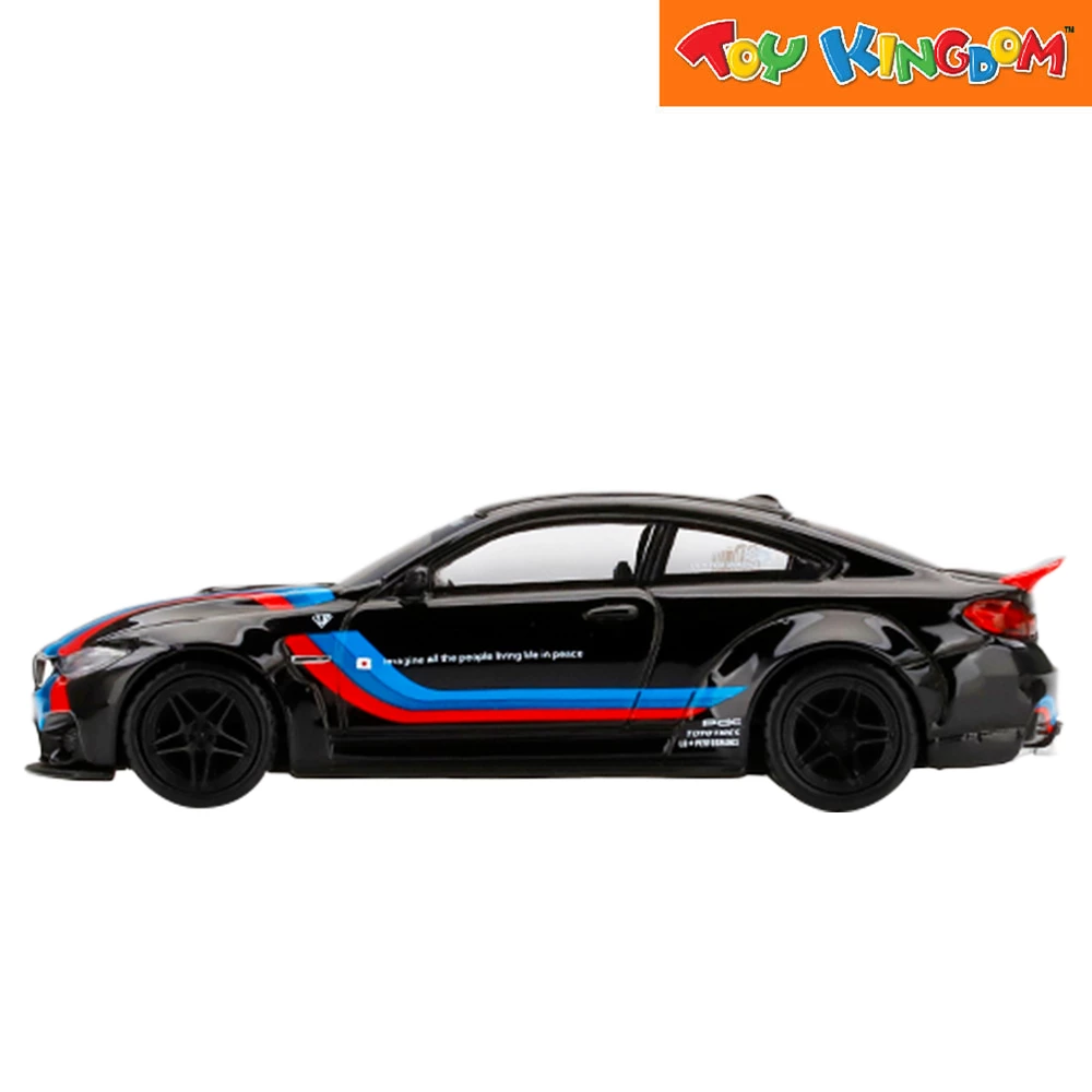Mini GT LB WORKS BMW M4 Black W/ M Stripe MiJo Exclusive 1:64 Die-cast 2 Mini GT LB WORKS BMW M4 Black W/ M Stripe MiJo Exclusive 1:64 Die-cast - Image 2