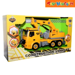 Earth Movers Excavator Truck Construction Vehicles 5 Earth Movers Excavator Truck Construction Vehicles -Toy Haven Shop TK 39066076 Earth Movers Construction Vehicles Excavator SIDE