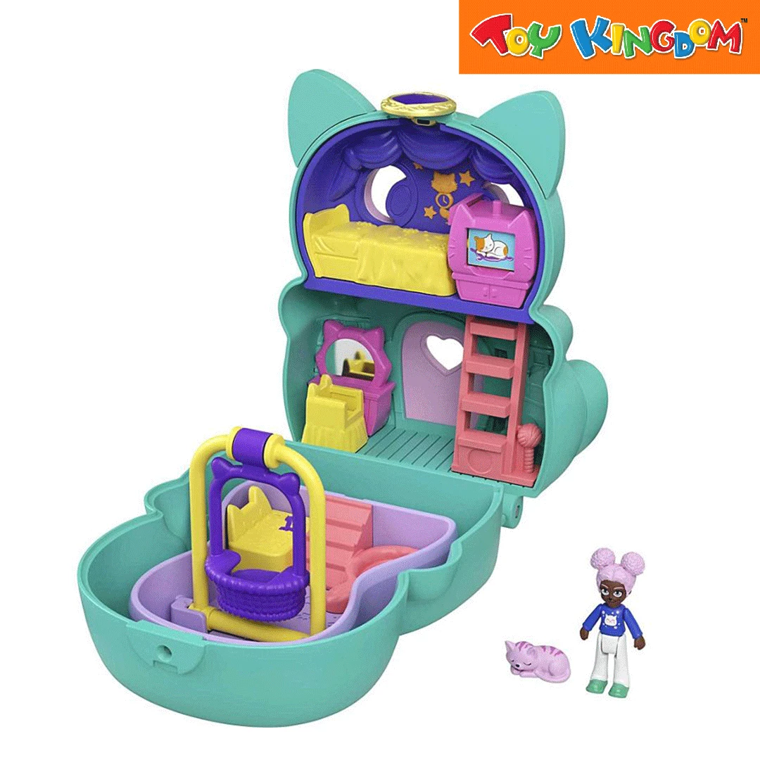 Polly Pocket Core Flip And Reveal Compact Cat Playset 2 Polly Pocket Core Flip And Reveal Compact Cat Playset - Image 2