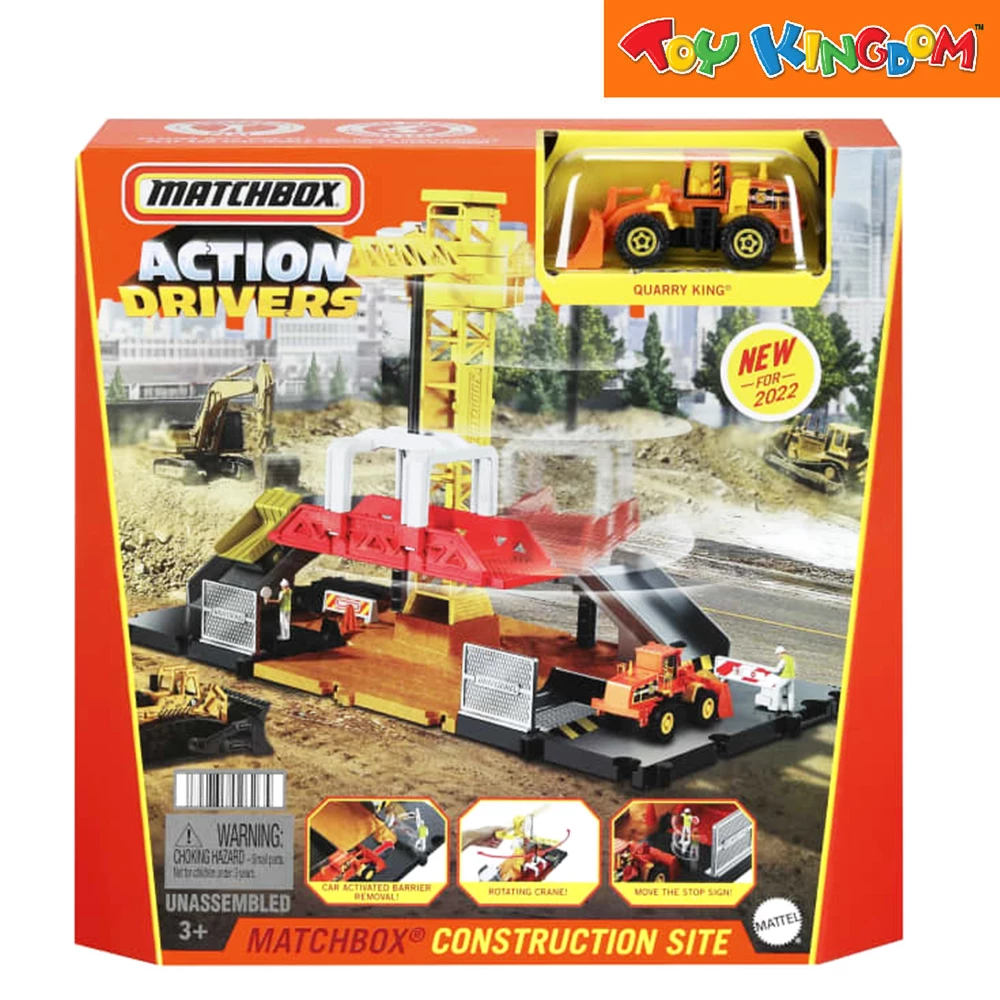 Matchbox Action Drivers Construction Site Playset 1 Matchbox Action Drivers Construction Site Playset