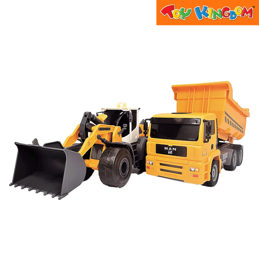 Dickie Toys Construction Twin Pack Vehicle Playset 2 Dickie Toys Construction Twin Pack Vehicle Playset - Image 2
