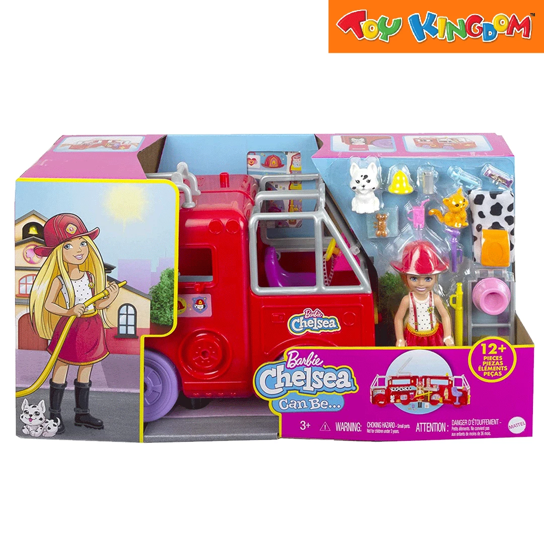 Barbie Chelsea Firetruck Playset 1 Barbie Chelsea Firetruck Playset
