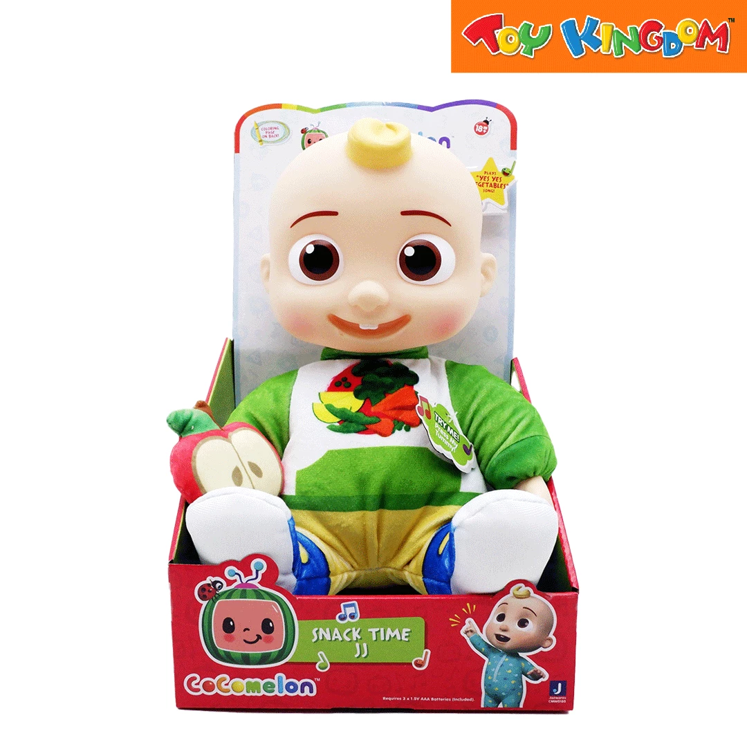 Cocomelon JJ Snack Time Musical Doll 1 Cocomelon JJ Snack Time Musical Doll