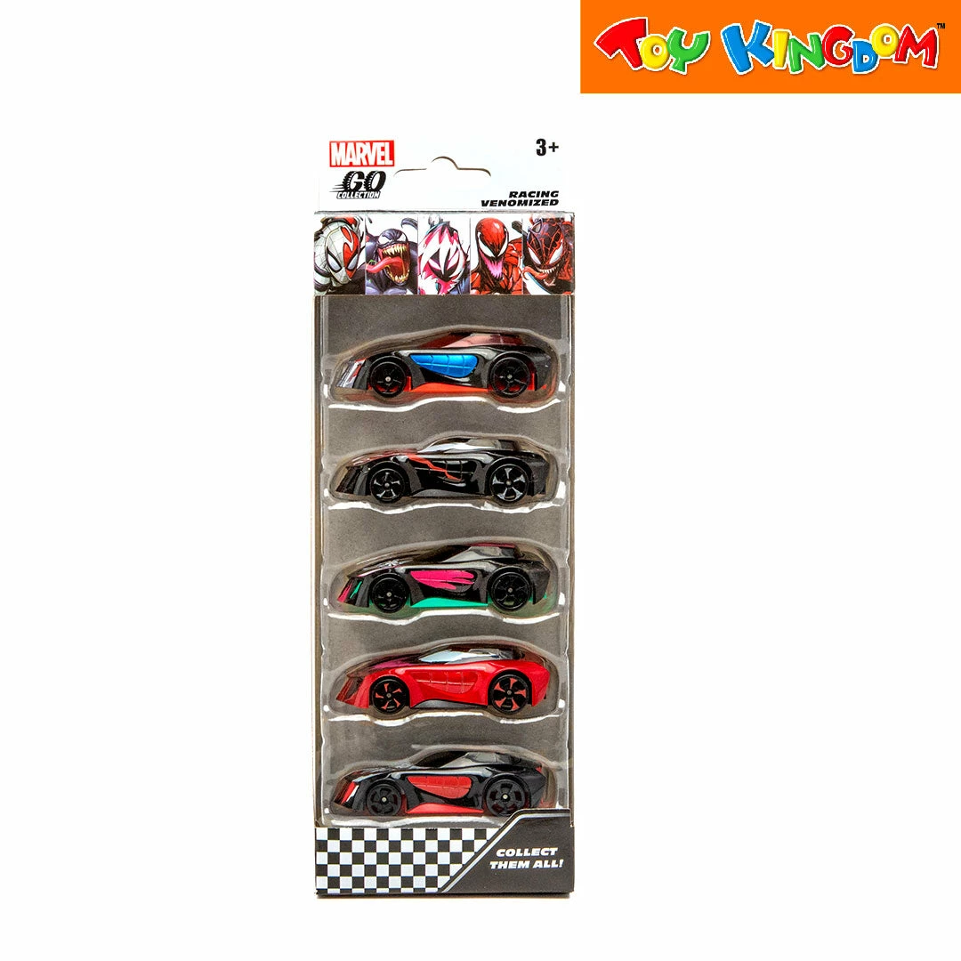 Marvel Go Collection Spider-Man Venomized 5 Pack Racing Cars Vehicle Set 1 Marvel Go Collection Spider-Man Venomized 5 Pack Racing Cars Vehicle Set