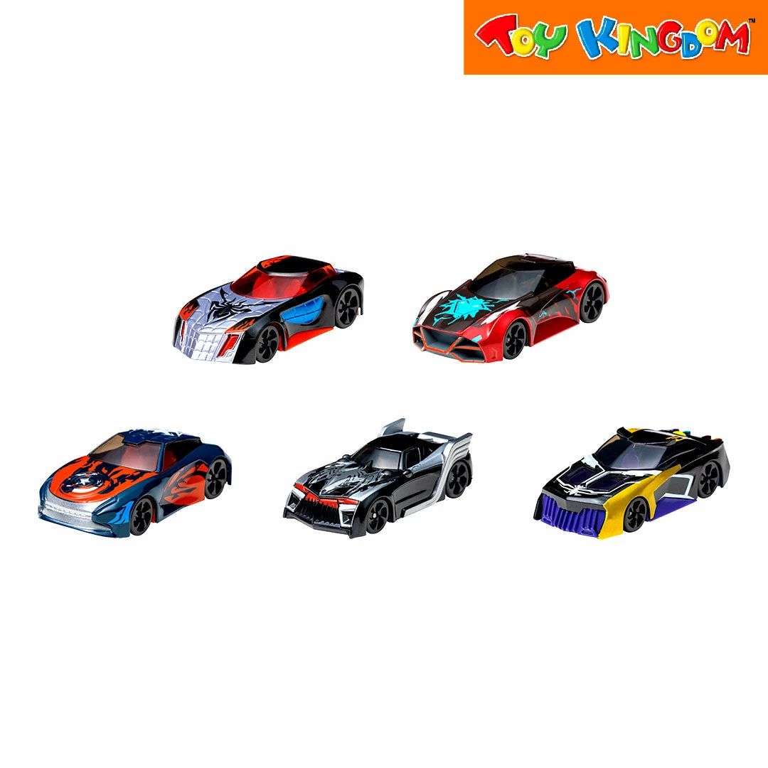 Marvel Go Collection Heroes And Thanos Venomized 5 Pack Racing Cars Vehicle Set 2 Marvel Go Collection Heroes And Thanos Venomized 5 Pack Racing Cars Vehicle Set - Image 2