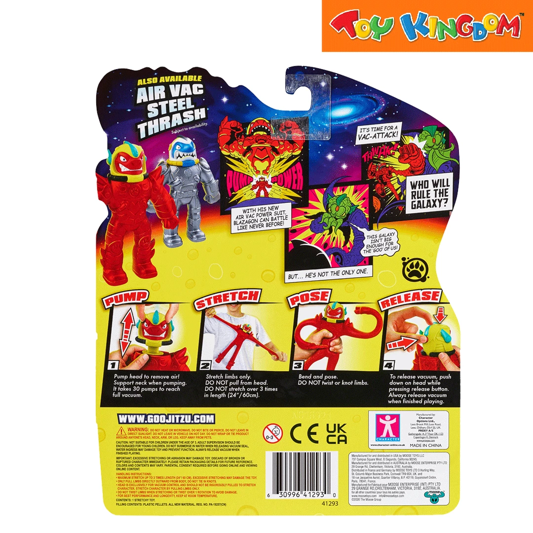 Heroes Of Goo Jit Zu Series 6 Galaxy Blast Air Vac Blazagon Stretchable Figure 3 Heroes Of Goo Jit Zu Series 6 Galaxy Blast Air Vac Blazagon Stretchable Figure - Image 3