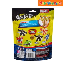 Heroes Of Goo Jit Zu Marvel Series 3 Hero Pack Groot Stretchable Figure -Toy Haven Shop TK 39077302 Heroes of Goo Jit Zu Lic Marvel S3 Hero Pack Groot BACK