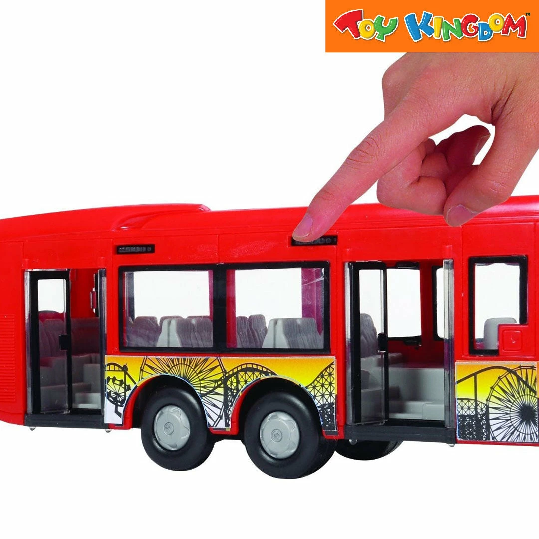 Dickie Toys City Express Bus Red Vehicle 4 Dickie Toys City Express Bus Red Vehicle - Image 4