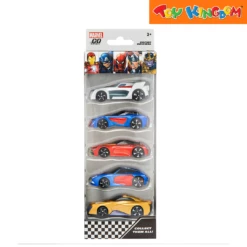 Marvel Racing Car Series Go Collection 5 Pcs Die-cast Vehicles