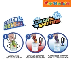 Hot Wheels Color Reveal Cars Gray Blind Pack -Toy Haven Shop TK 39077518 3HWI GYP13 HFD02 Hot Wheels Color Reveal Pack Gray INFO2