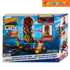 Hot Wheels City Super Twist Tire Shop Vehicle Playset