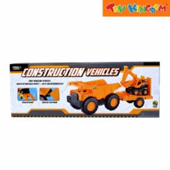 Dream Machine Construction Vehicle Dump Truck With Excavator 5 Dream Machine Construction Vehicle Dump Truck With Excavator -Toy Haven Shop TK 39078470 89879 DUMP TRUCK WITH EXCAVATOR RMB 2 BACK