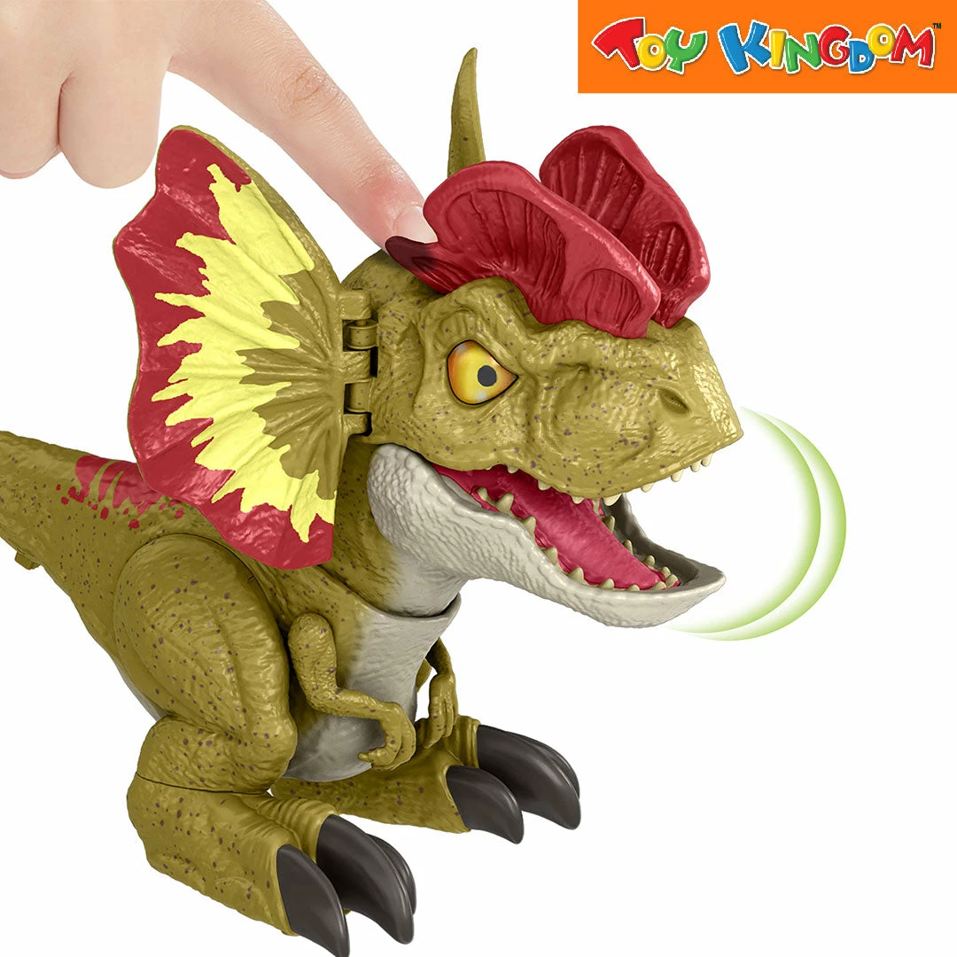 Jurassic World Uncaged Rowdy Roars Dilophosaurus Action Figure 2 Jurassic World Uncaged Rowdy Roars Dilophosaurus Action Figure - Image 2