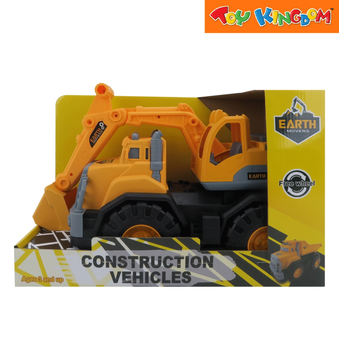 Earth Movers Construction Vehicle Free Wheel Excavator Truck Vehicle 1 Earth Movers Construction Vehicle Free Wheel Excavator Truck Vehicle