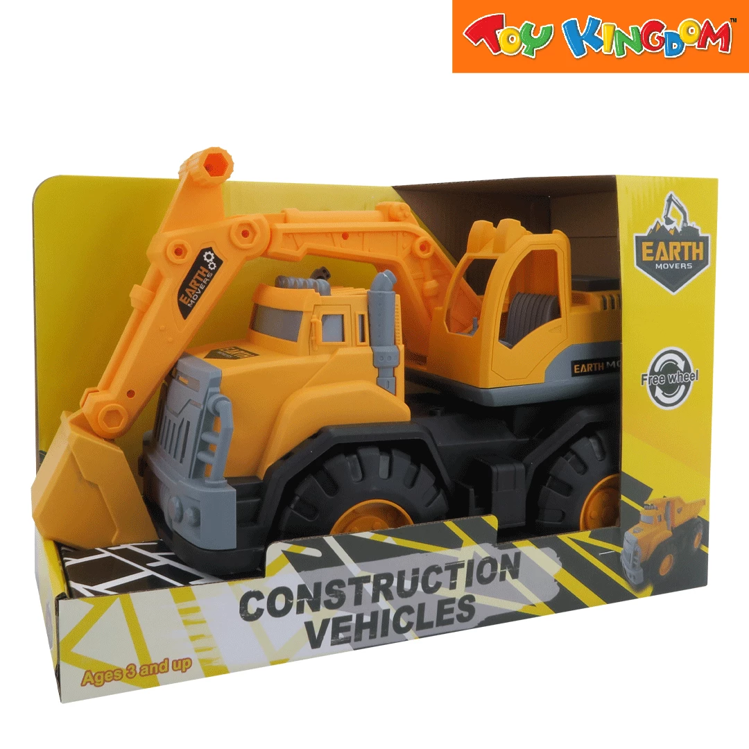 Earth Movers Construction Vehicle Free Wheel Excavator Truck Vehicle 2 Earth Movers Construction Vehicle Free Wheel Excavator Truck Vehicle - Image 2