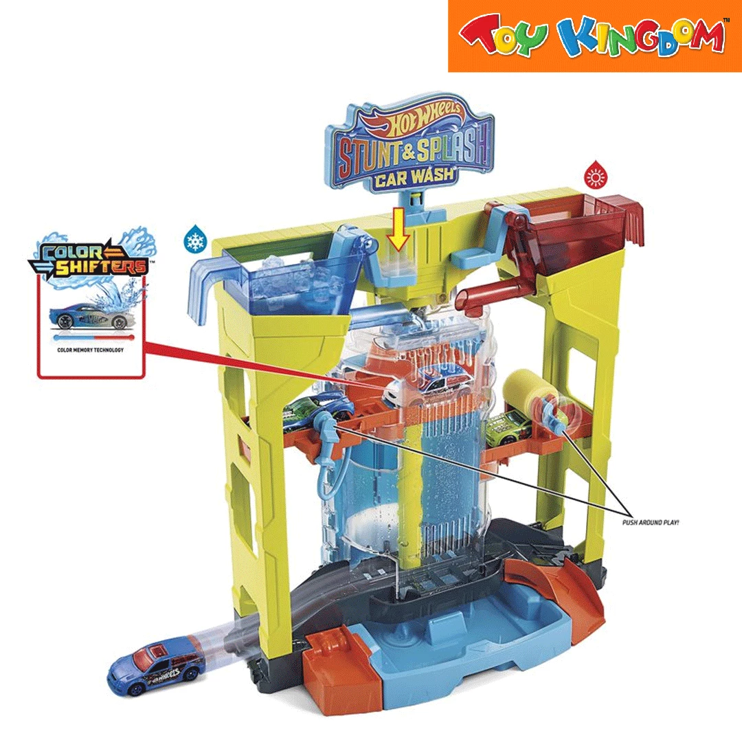 Hot Wheels City Stunt & Splash Car Wash Vehicle Playset 2 Hot Wheels City Stunt & Splash Car Wash Vehicle Playset - Image 2