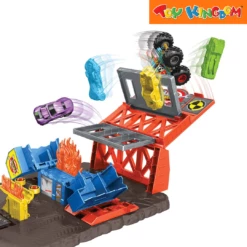 Hot Wheels Monster Trucks Blast Station Vehicle Playset -Toy Haven Shop TK 39079132 3HWI HFB12 Hot Wheels Monster Trucks Blast Station ZOOM