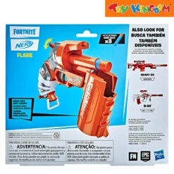 Nerf Fortnite Flare Blaster 5 Nerf Fortnite Flare Blaster -Toy Haven Shop TK 39079194 F3368 SA11 PKT NERF FORTNITE FLARE BLASTER BACK