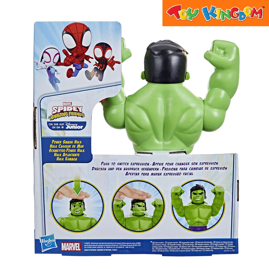 Disney Jr. Marvel Spidey And His Amazing Friends Power Smash Hulk Figure 4 Disney Jr. Marvel Spidey And His Amazing Friends Power Smash Hulk Figure - Image 4